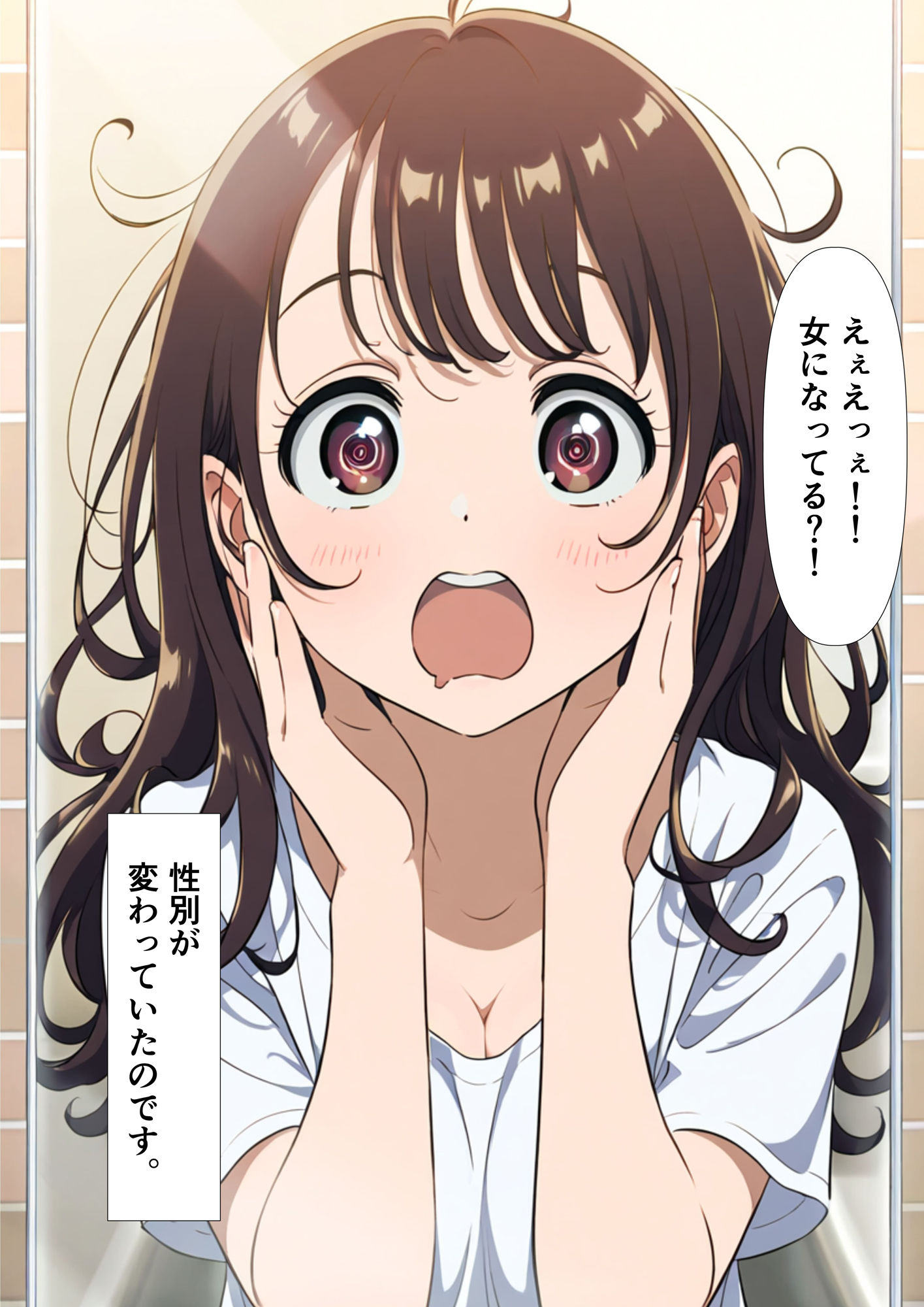 朝起きたら性転換してJKに！親友とのセックスでメス化 サンプル3ページ目