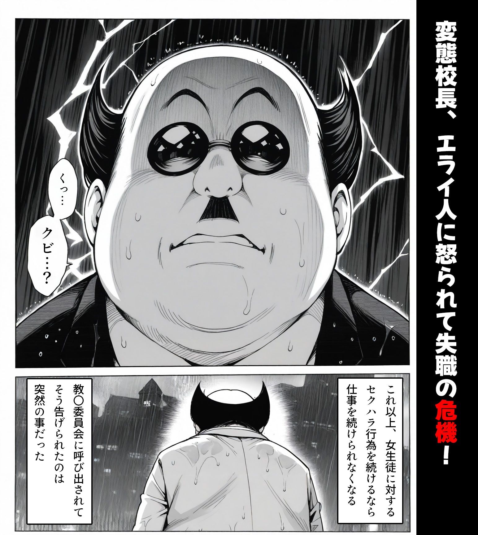 校長に種付けされるヒロインをオカズに抜きたい時に読む漫画 1 古手〇唯 サンプル1ページ目