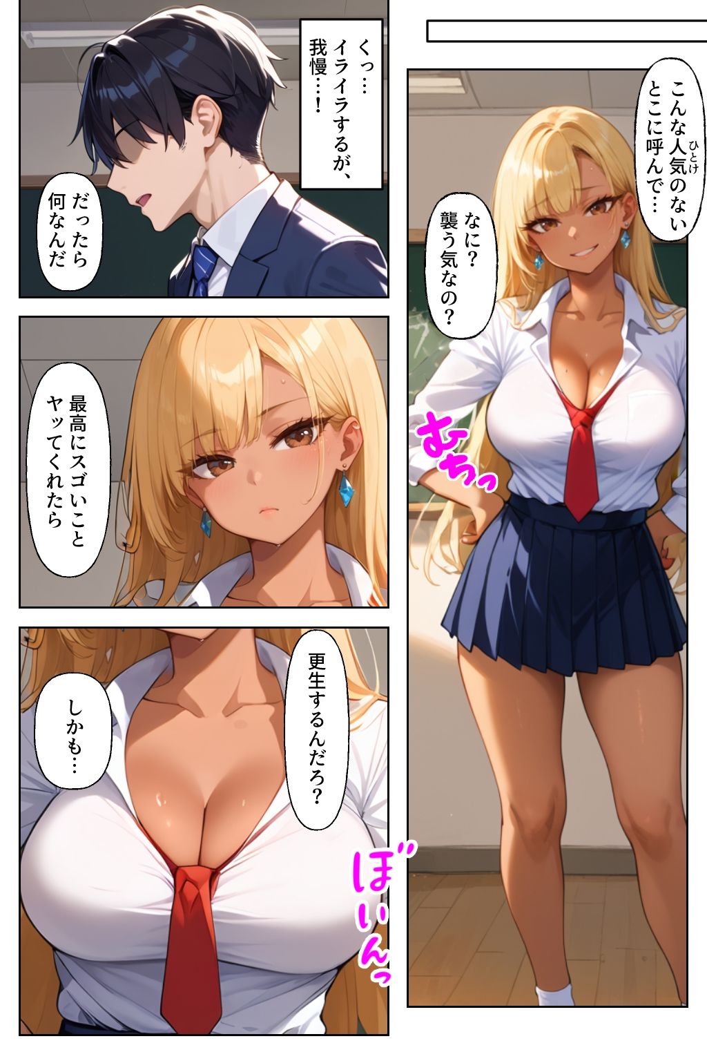 ヤリマンギャル更生計画〜せんせぇ、おちんぽ準備して〜 サンプル2ページ目