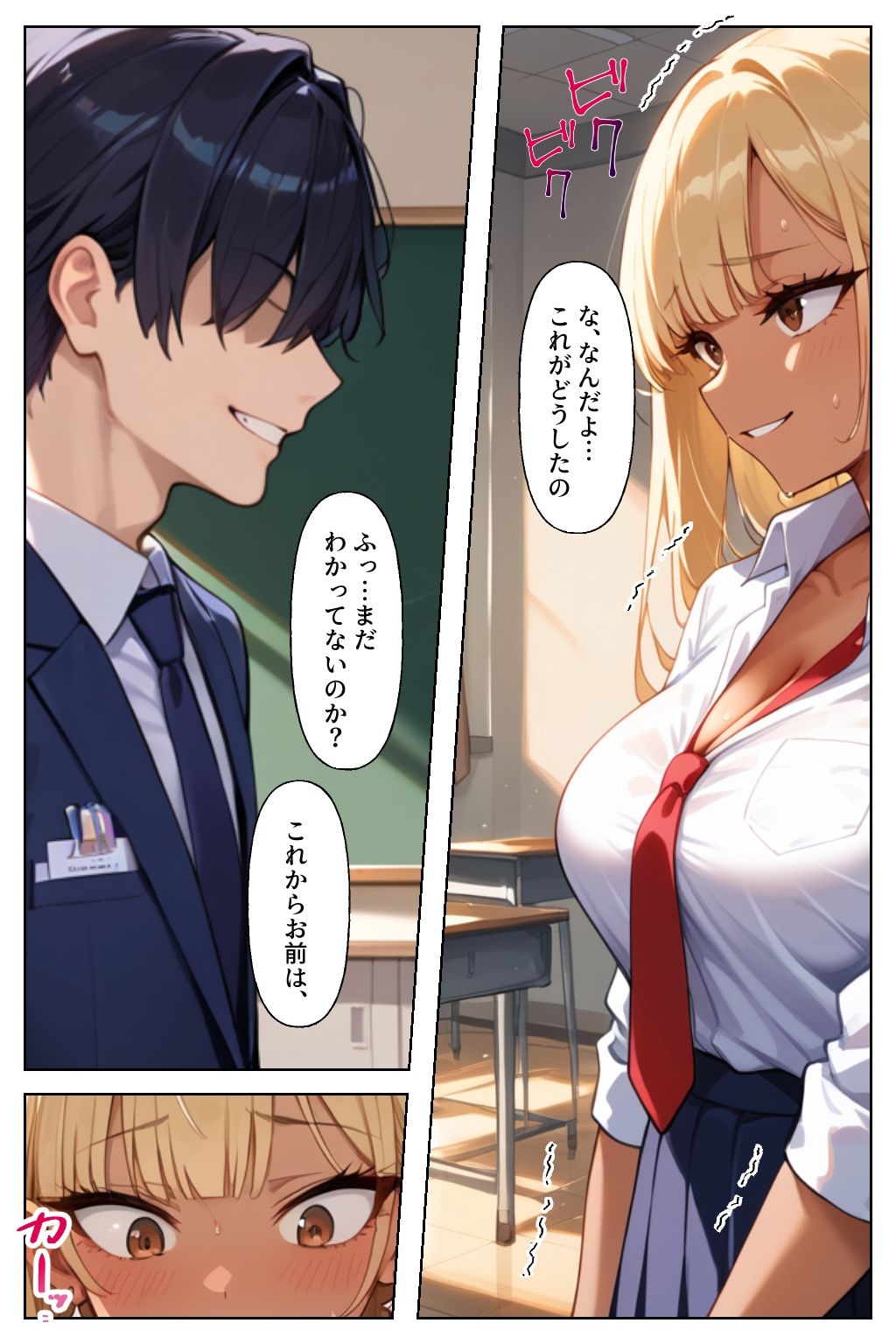 ヤリマンギャル更生計画〜せんせぇ、おちんぽ準備して〜 サンプル4ページ目