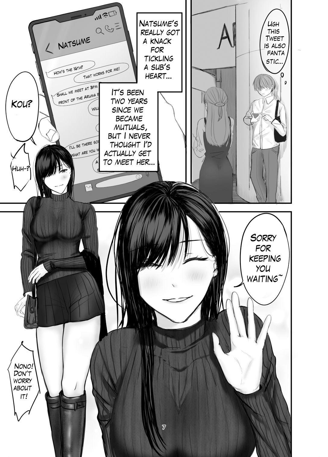 The Story of How I Became an SNS Domme’s Pet 1 サンプル5ページ目