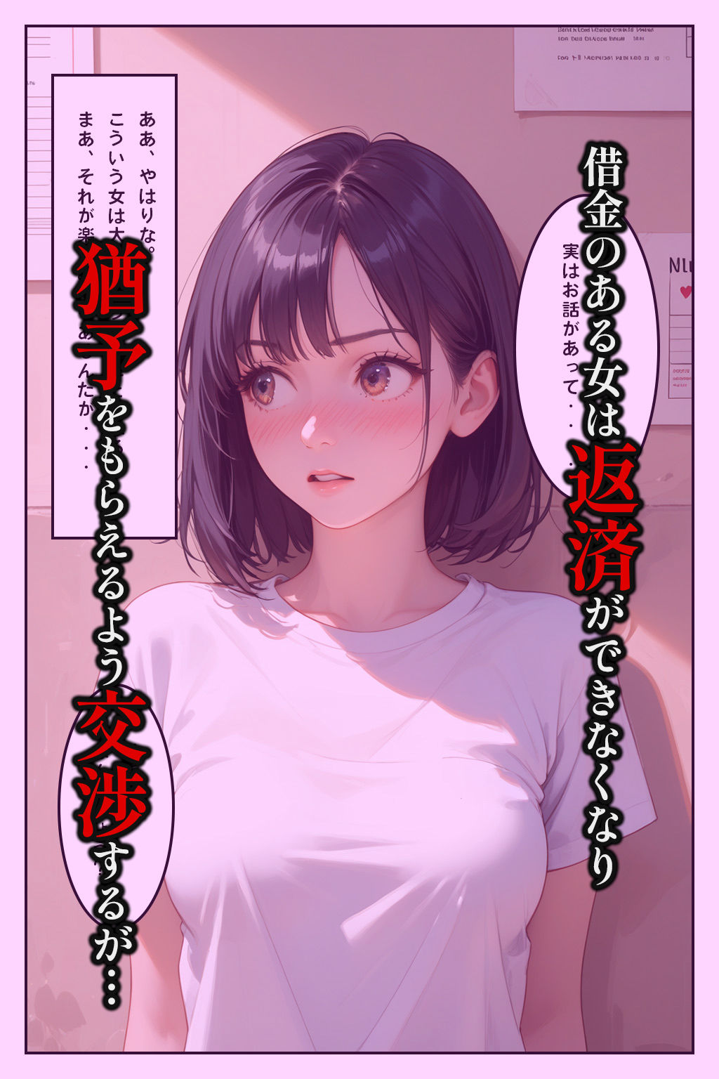 寝取られ借金若妻 サンプル2ページ目