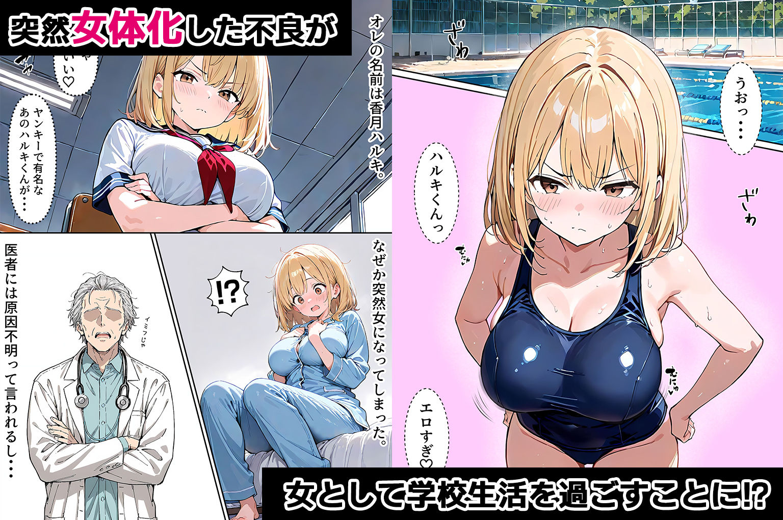 オレがメス奴●になるわけない サンプル1ページ目