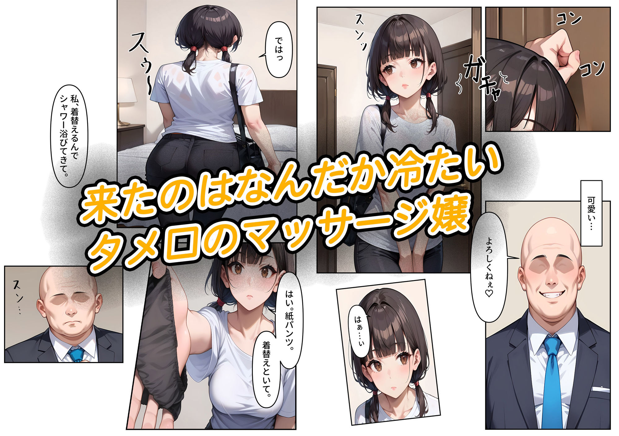 冷たいマッサージ嬢は僕のデカチンにご執心 サンプル2ページ目