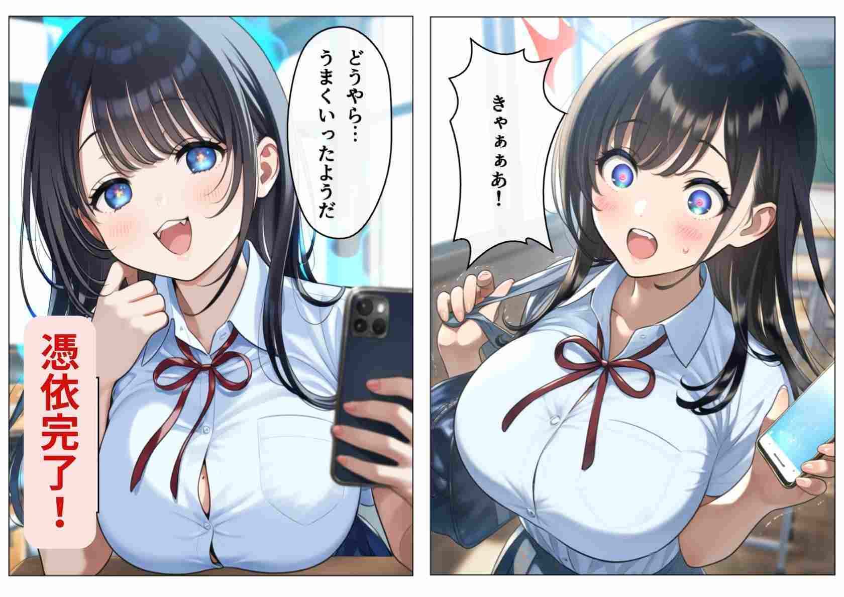 もし、性欲MAXの男子がクラスの巨乳清楚JKに憑依したら サンプル3ページ目