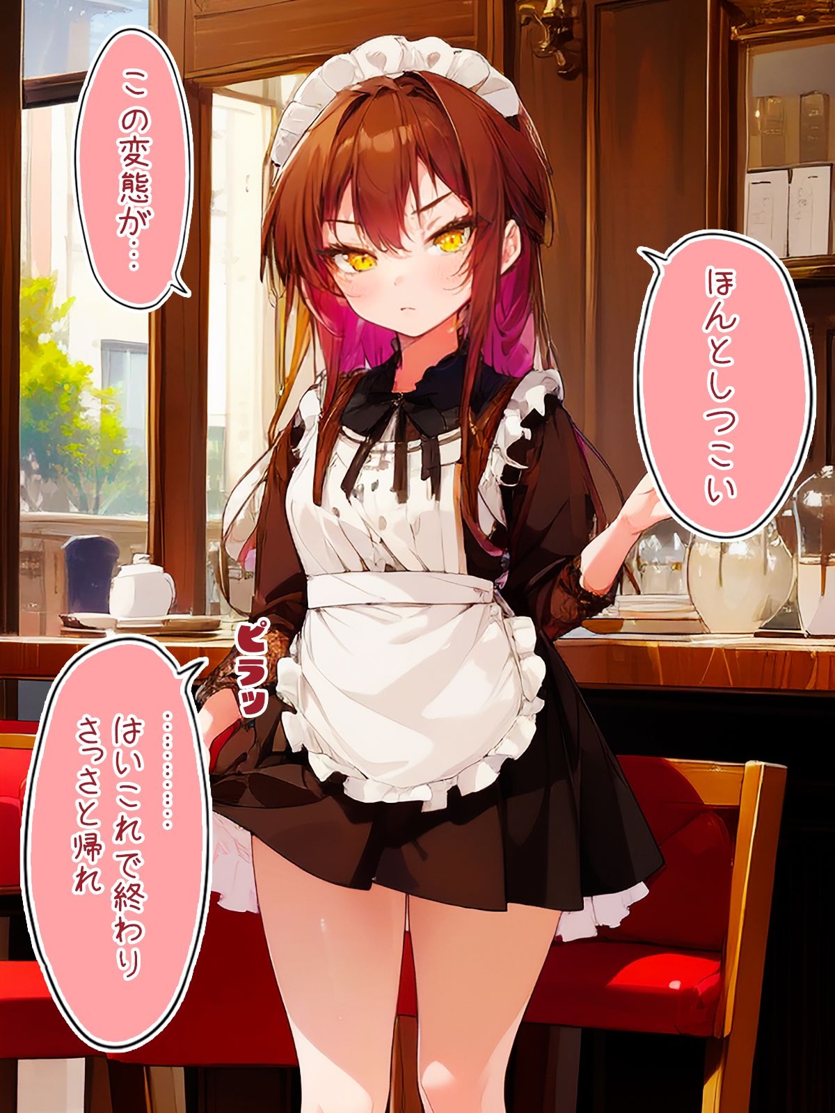 毎日キレながらパンツを見せてくれるカフェ店員 サンプル4ページ目