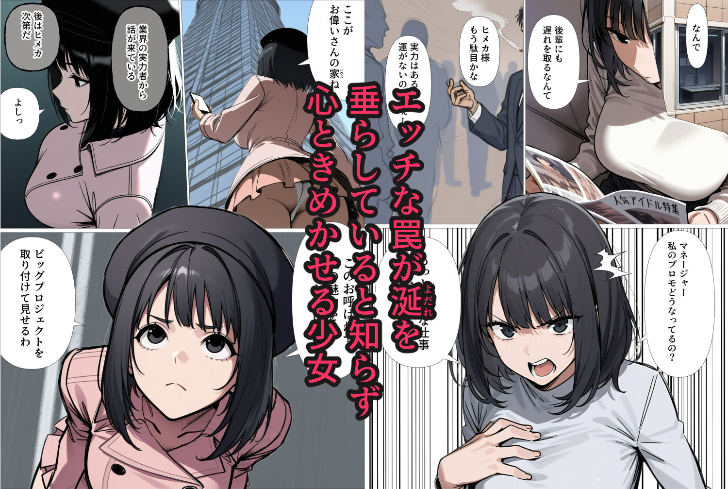 強気アイドルが枕営業で犯●れる サンプル1ページ目