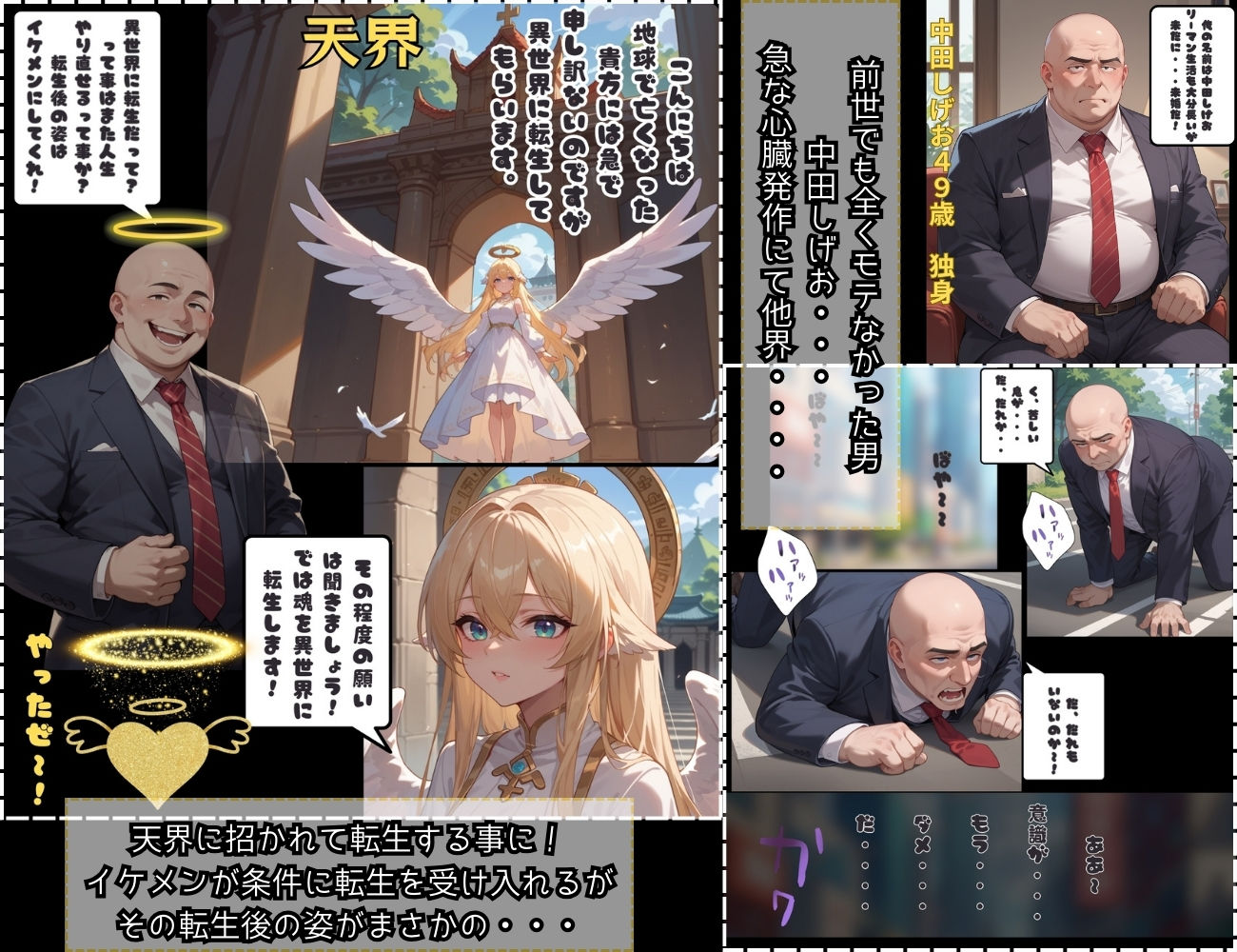 おっぱいquest モブの姿で異世界転生したけど頑張って勇者パーティーを乗っ取ります サンプル2ページ目