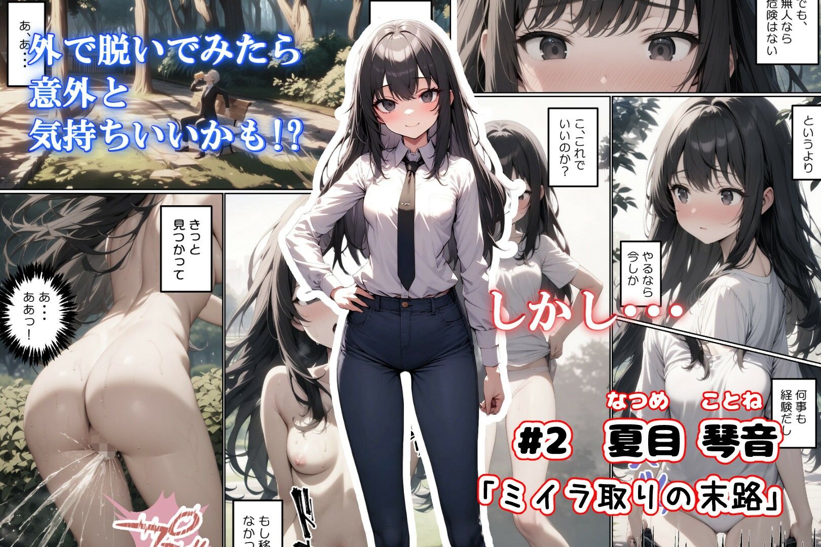 見られた・・・！  露出に堕ちる女子大生達 サンプル3ページ目