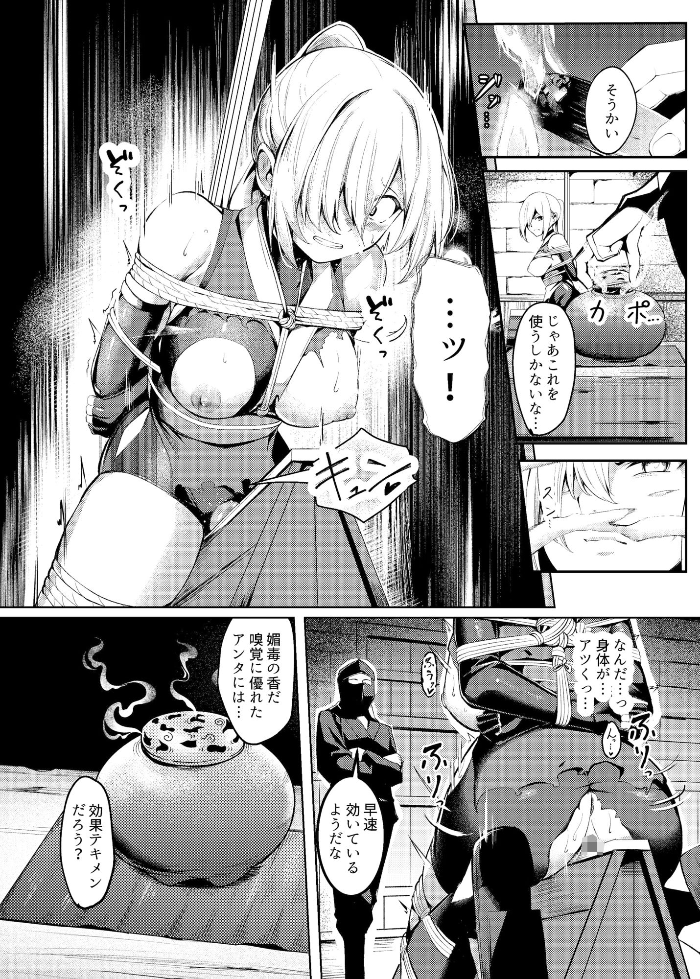 調教淫録〜くノ一棗の受難〜 サンプル9ページ目
