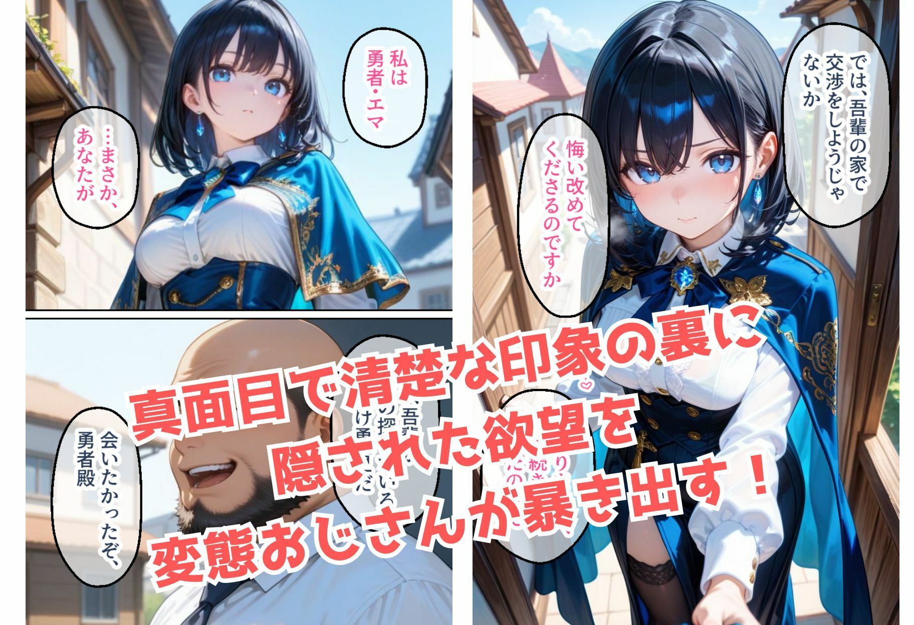 最強の女勇者がチン棒に服従した件【全Pセリフ有】 サンプル2ページ目