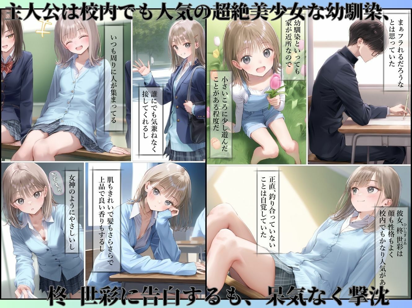 幼馴染が無理やりSEXさせられてるとこに遭遇したら サンプル1ページ目