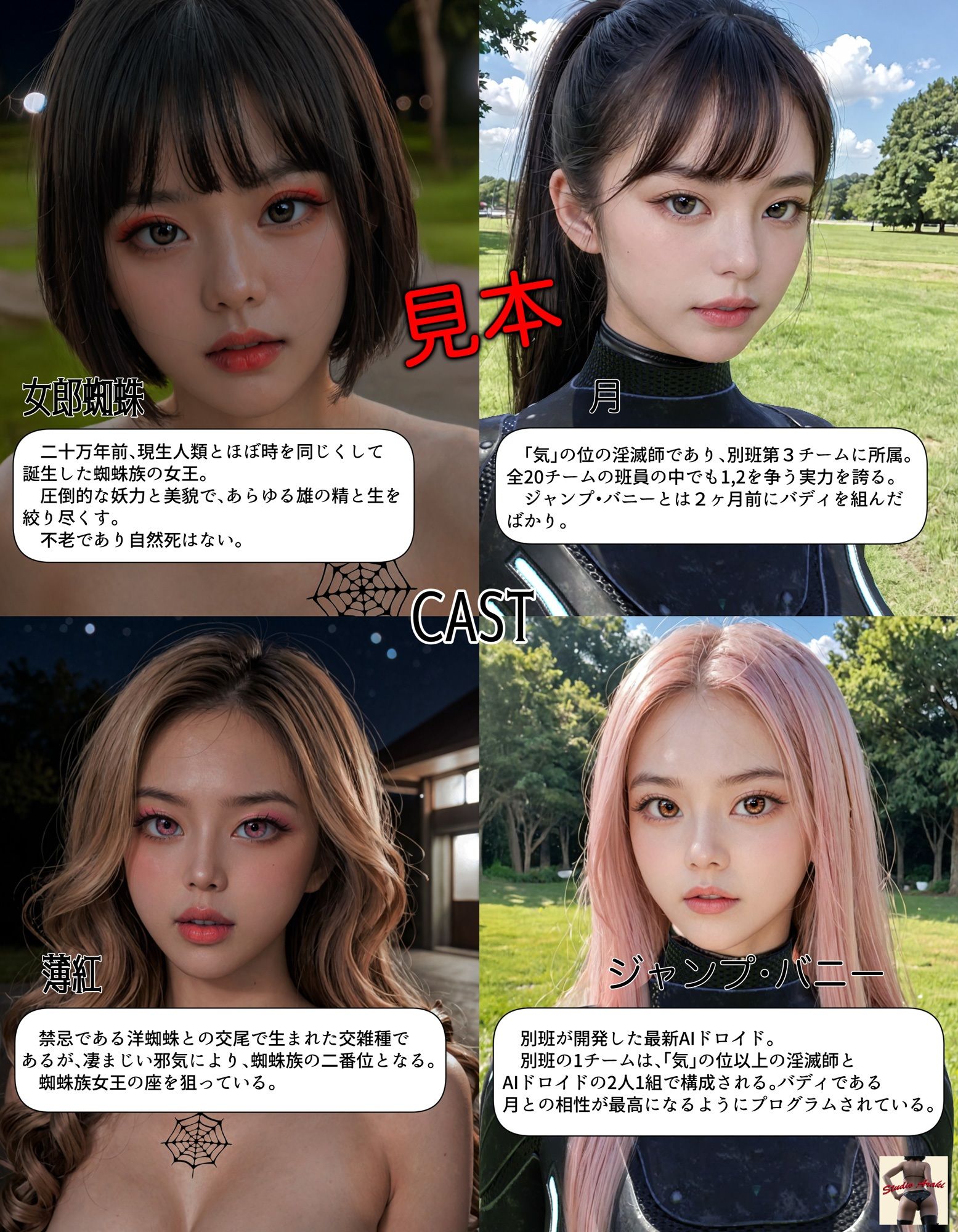 淫滅師 女郎蜘蛛ノ章二 サンプル1ページ目