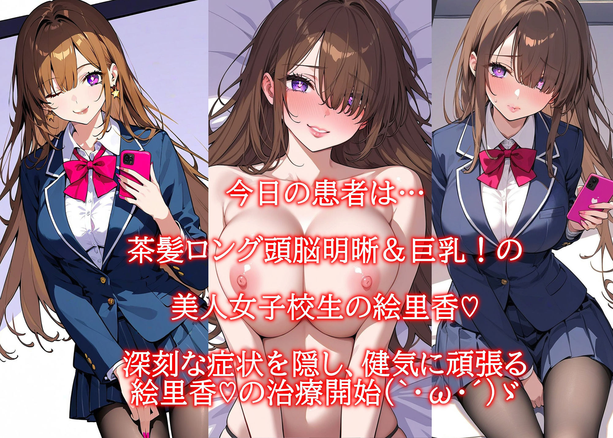 名門女子校の悩める女子校生マル秘治療 大作戦 絵里香の場合 サンプル1ページ目