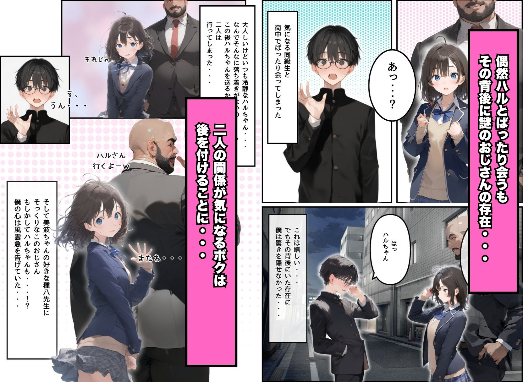 地味で華奢な裏垢女子がおじさんに甘やかされてハメ撮り撮影〜BSS編、僕が先に好きだったのに〜 サンプル4ページ目