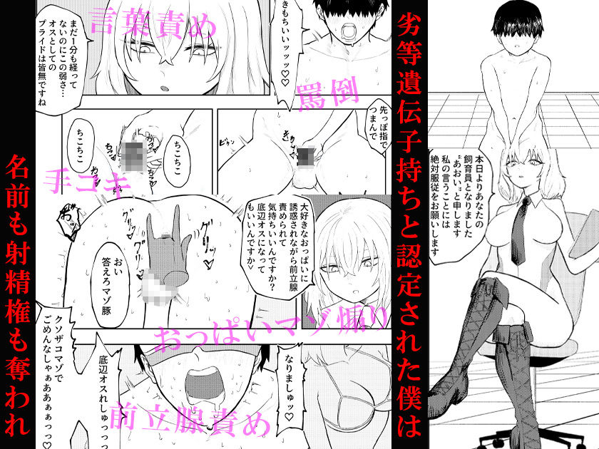 劣等遺伝子撲滅の為、エッッッグいマゾ性癖を植え付けます サンプル1ページ目