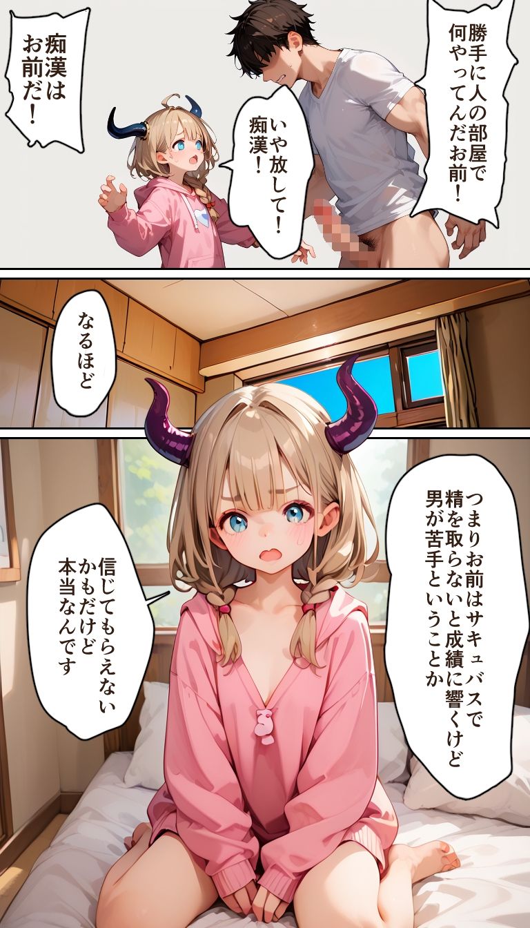サキュバスちゃんは成果が欲しい サンプル3ページ目