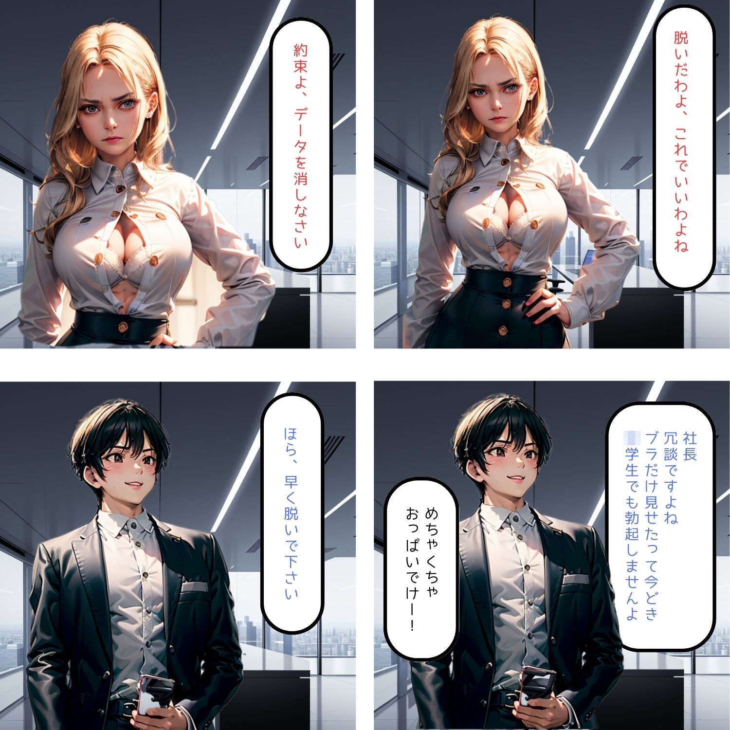 底辺社員の俺が、強気な女社長の弱みを握ってイラマ制圧に成功した話 サンプル2ページ目