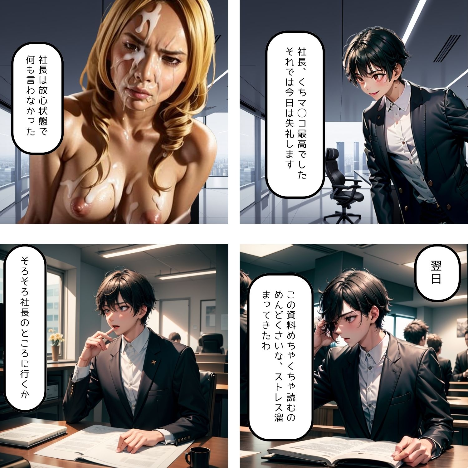 底辺社員の俺が、強気な女社長の弱みを握ってイラマ制圧に成功した話 サンプル7ページ目