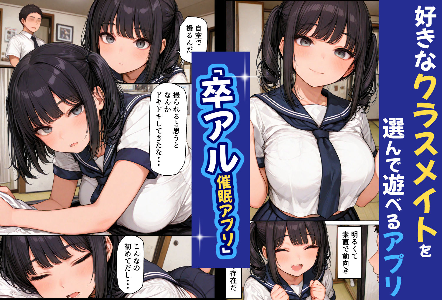 卒アル催●アプリ クラスメイトを支配できる卒業アルバム〜 サンプル1ページ目