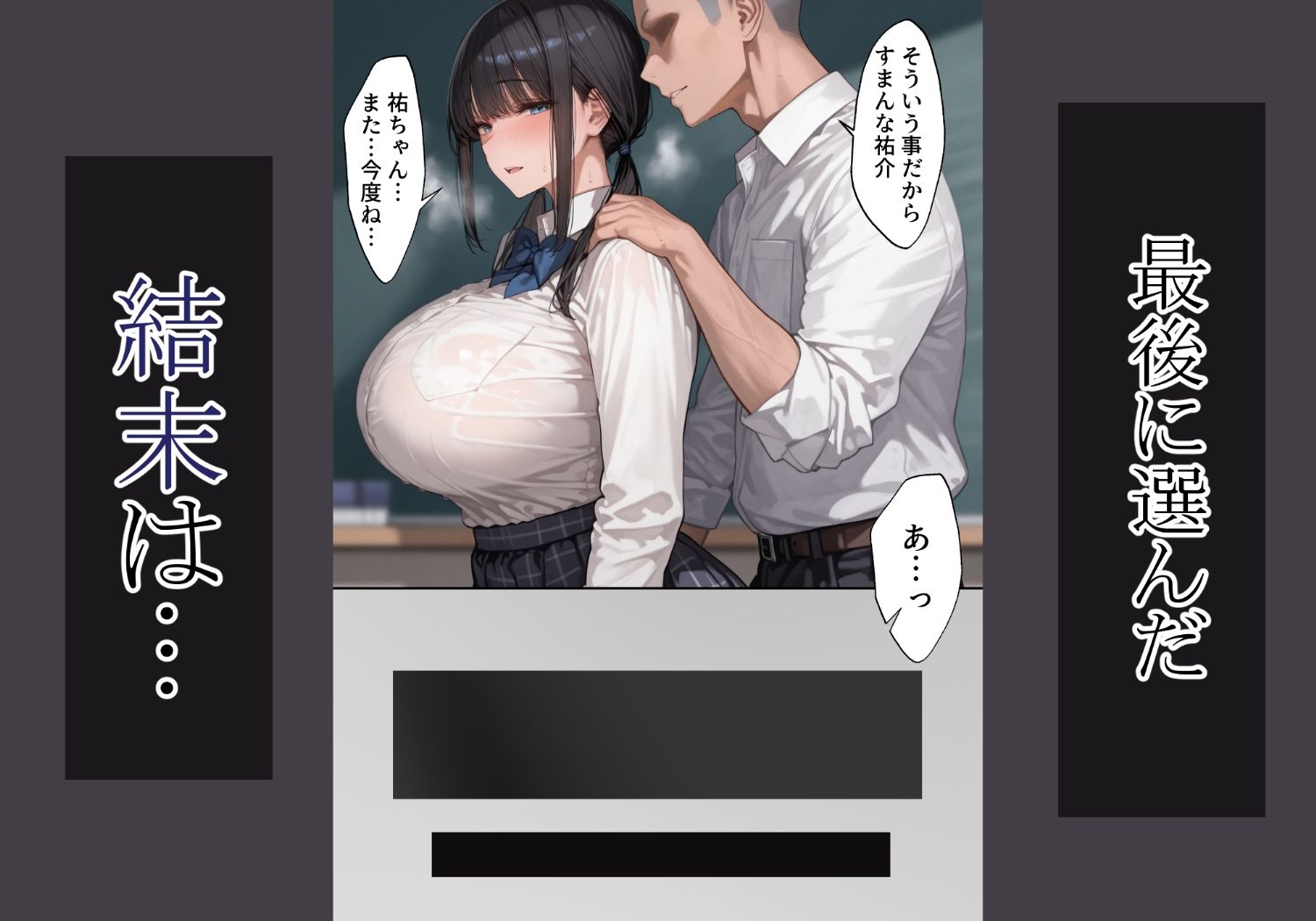 成績優秀な幼馴染がメスだとわからされる話 サンプル5ページ目