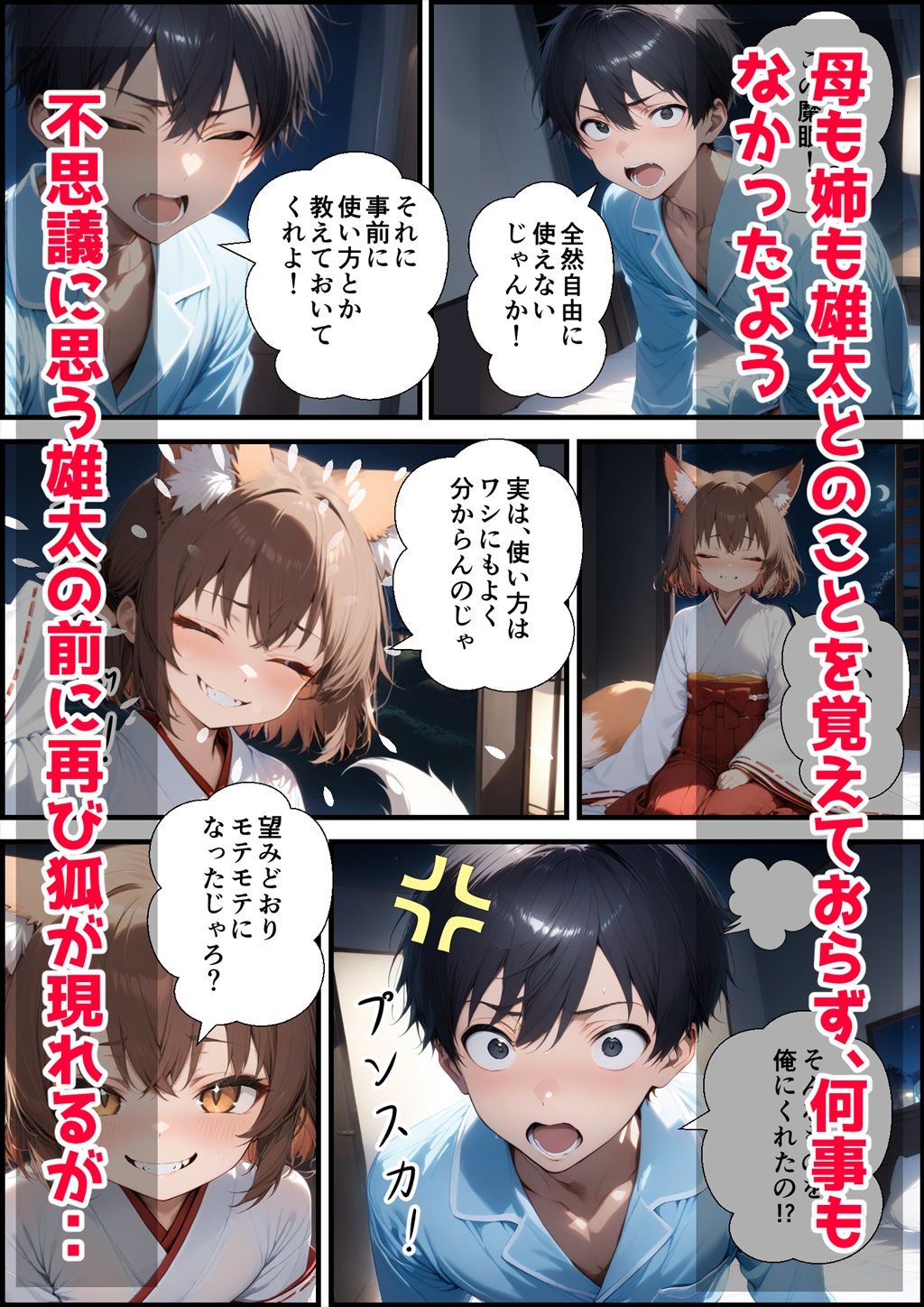 狐を助けて手に入れた催●魔眼の件 サンプル10ページ目