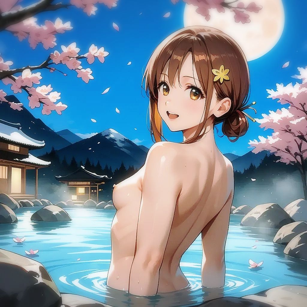 けいおんの澪（みお）が大好きな平沢唯（ひらさわゆい）が律（りつ）と歌詞合戦 in温泉 サンプル1ページ目