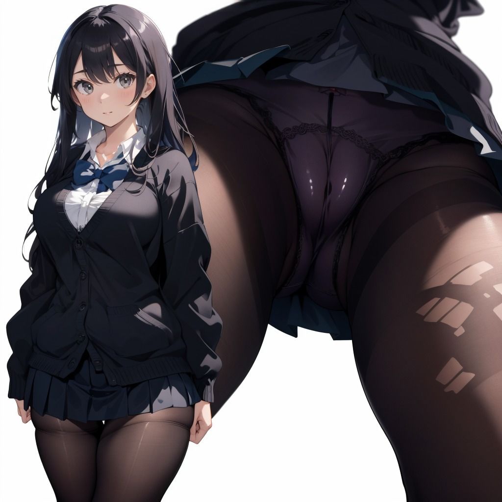 制服JK（黒）のえちえちおパンツ盗撮アングル Vol.1＋Vol.2 サンプル8ページ目
