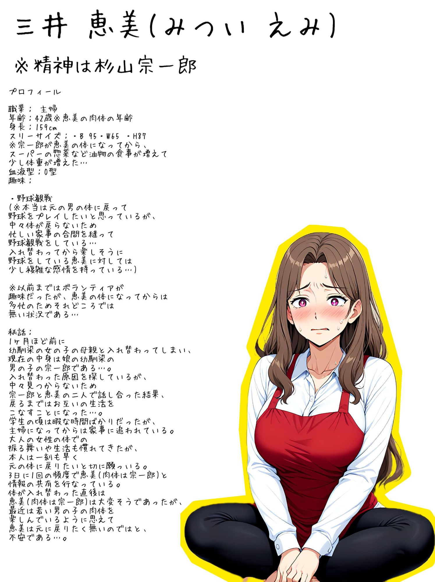 【入れ替わり・熟女】幼馴染の女の子じゃなくて、幼馴染の女の子の母親と入れ替わり！？2 サンプル2ページ目