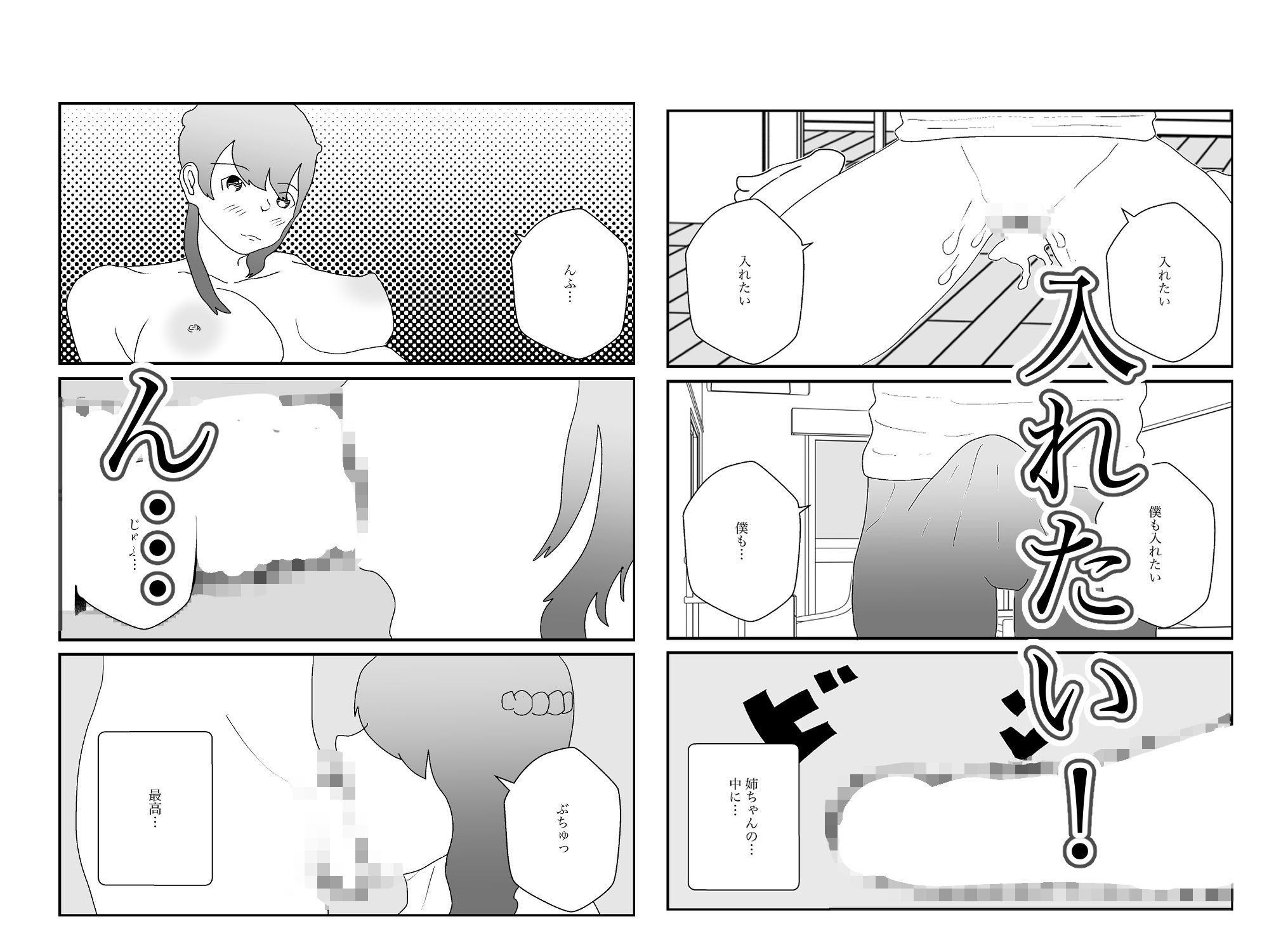 一ヶ月、オナ禁した姉孕ませてみた サンプル6ページ目