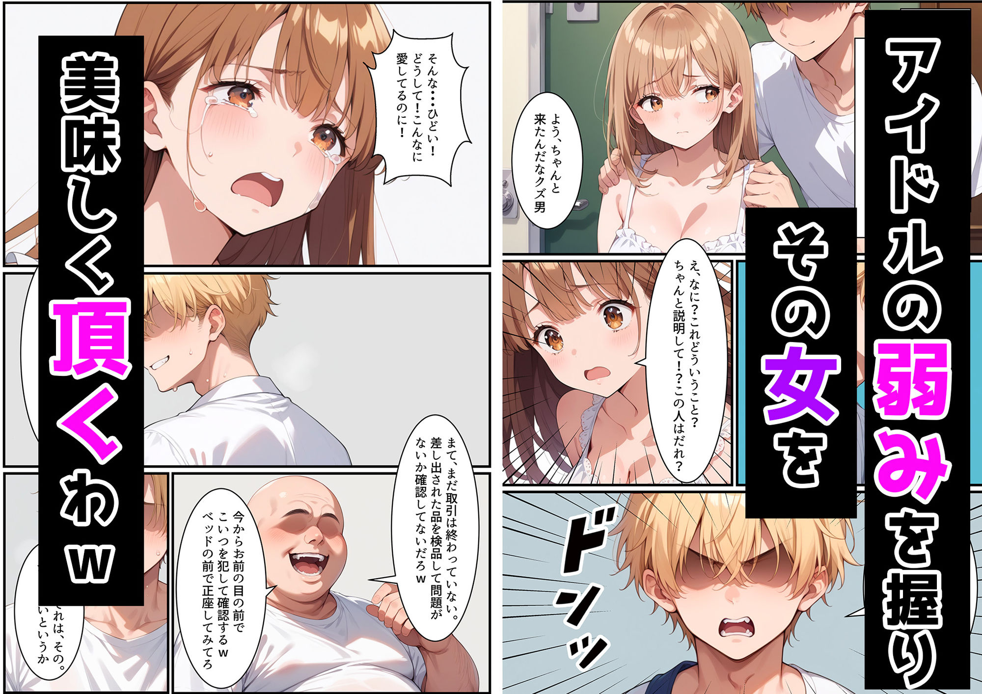 ネトラレ正義の執行人〜彼女のお○んこお借りします〜 サンプル2ページ目