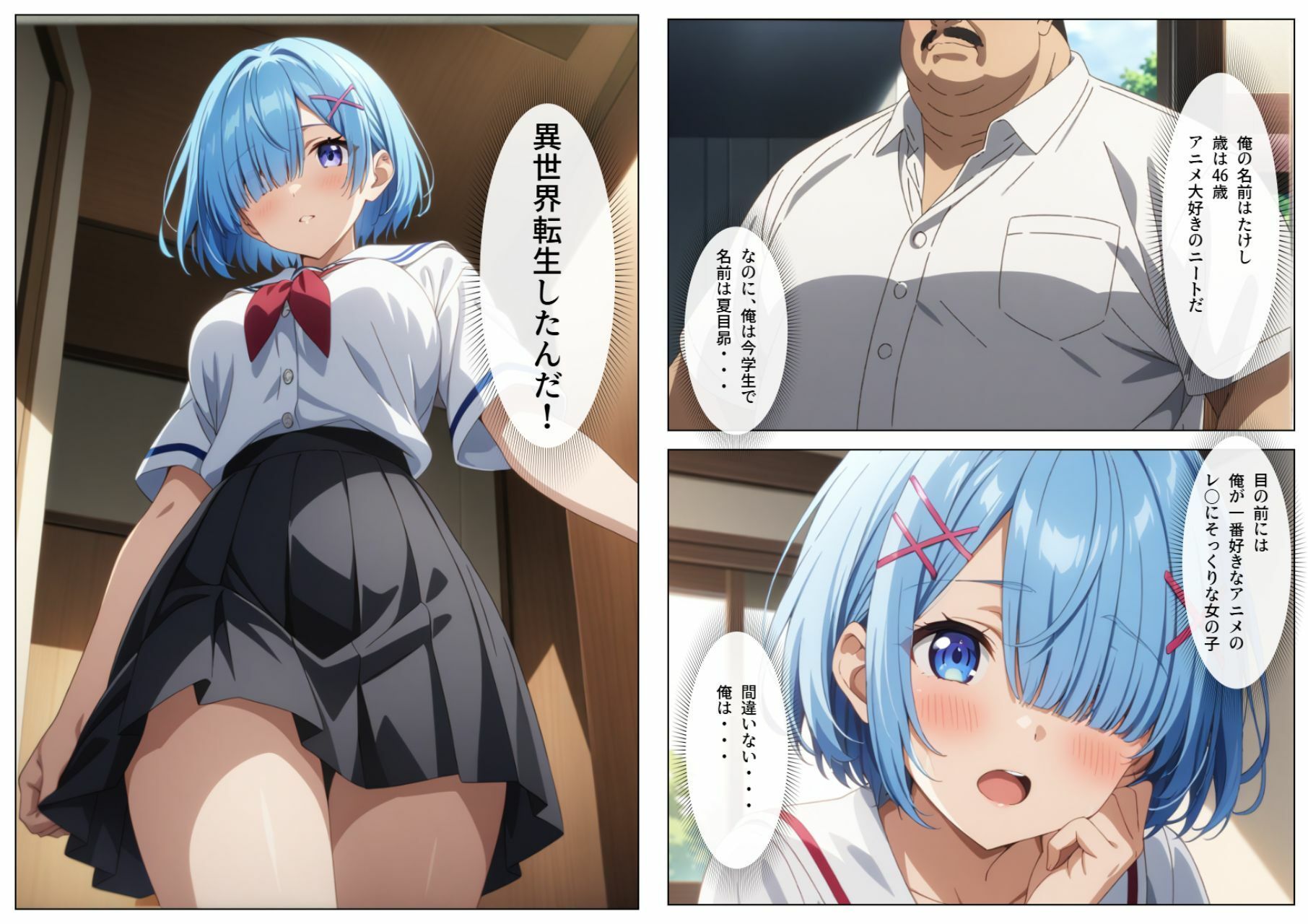ゼロから始まる異性界生活〜前編〜 サンプル4ページ目