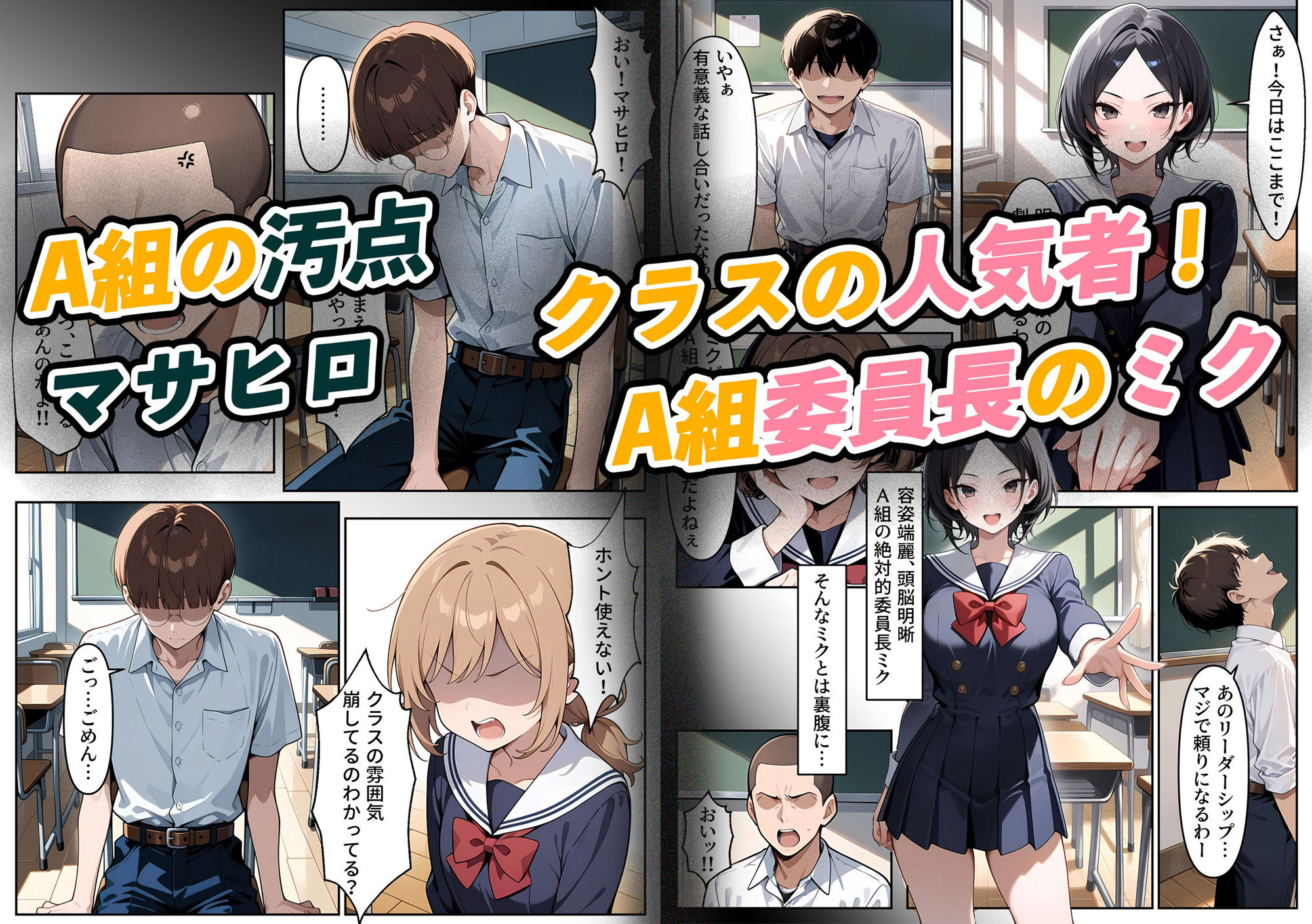 最悪委員長を堕とせ -陰キャ眼鏡男子、怪力の逆襲- サンプル1ページ目