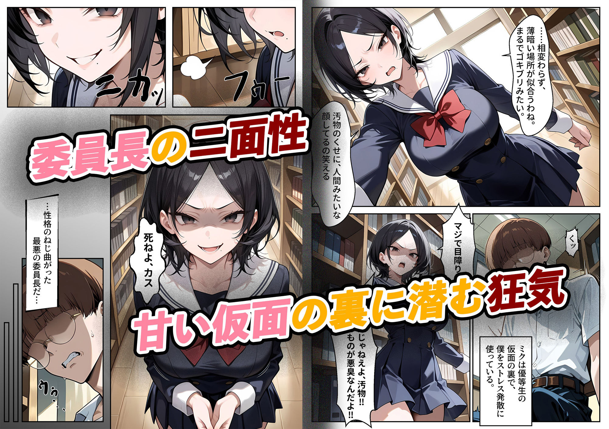 最悪委員長を堕とせ -陰キャ眼鏡男子、怪力の逆襲- サンプル2ページ目