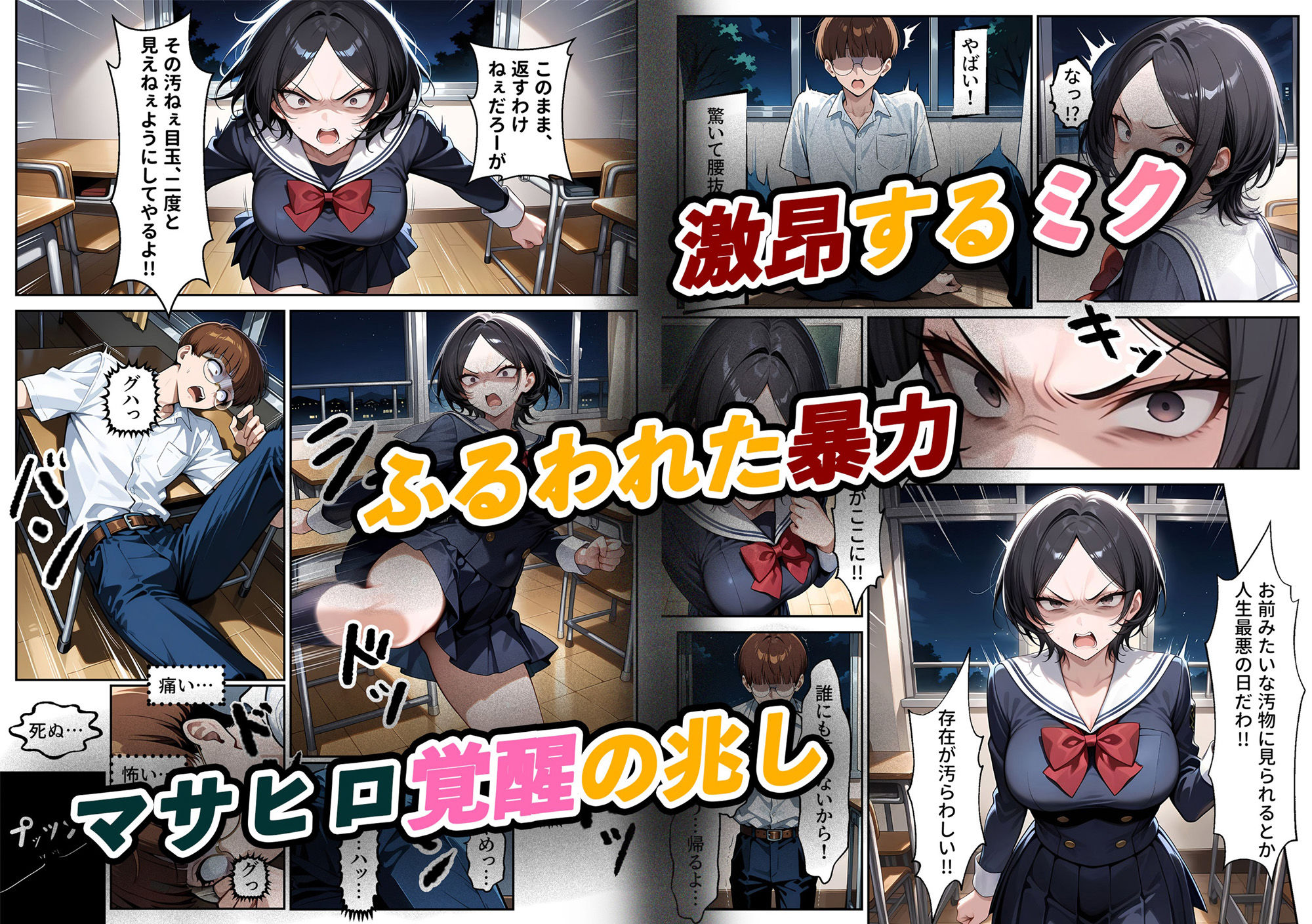 最悪委員長を堕とせ -陰キャ眼鏡男子、怪力の逆襲- サンプル4ページ目