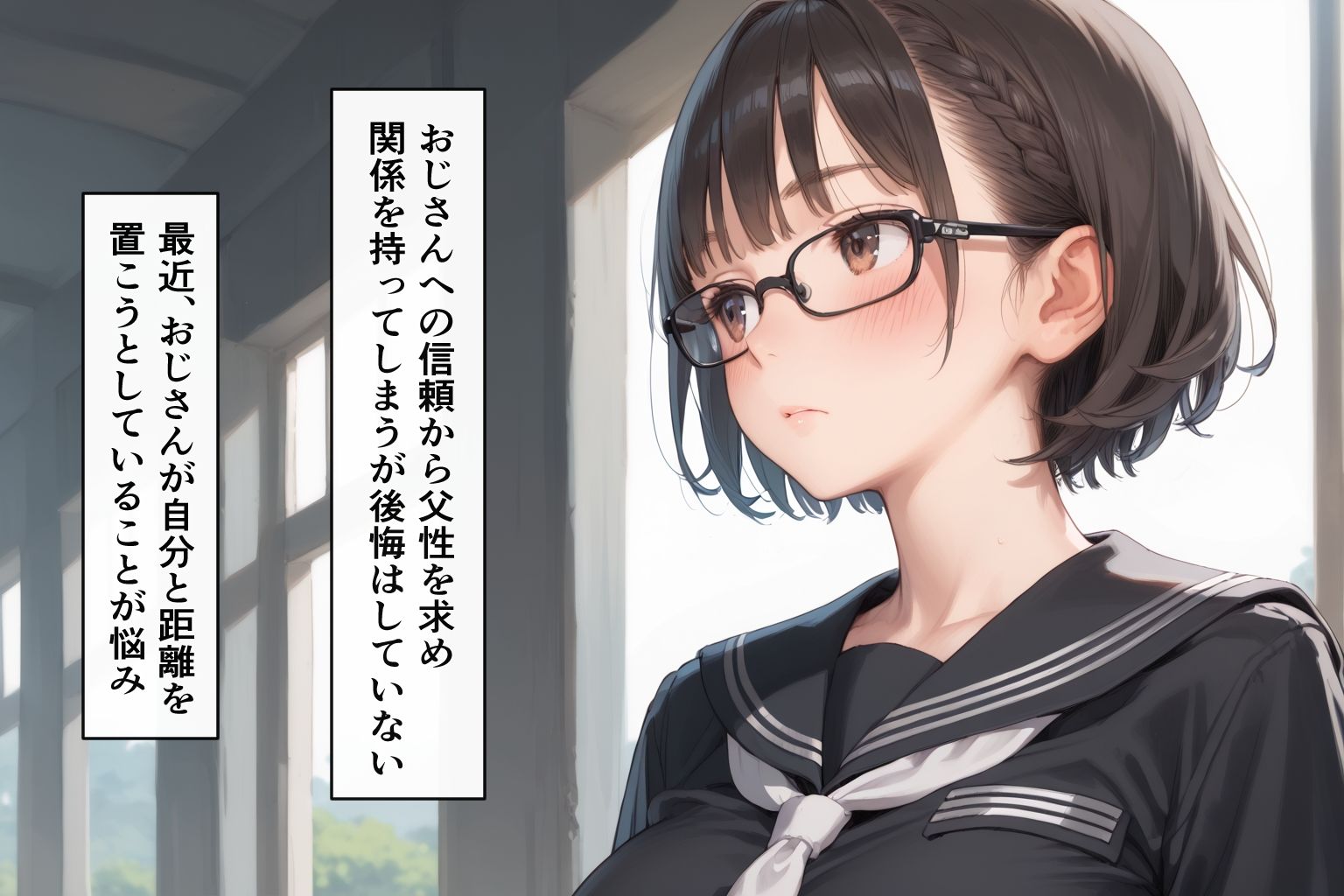 真冬のふたりぼっち サンプル2ページ目