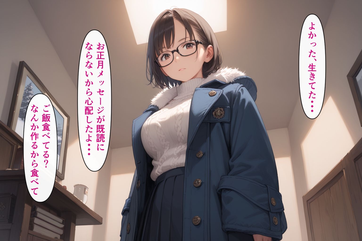 真冬のふたりぼっち サンプル4ページ目