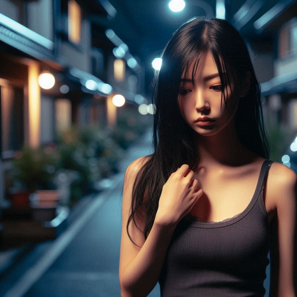 レ●プマニュアル:夜道で目の前の女をレ●プする方法 サンプル4ページ目
