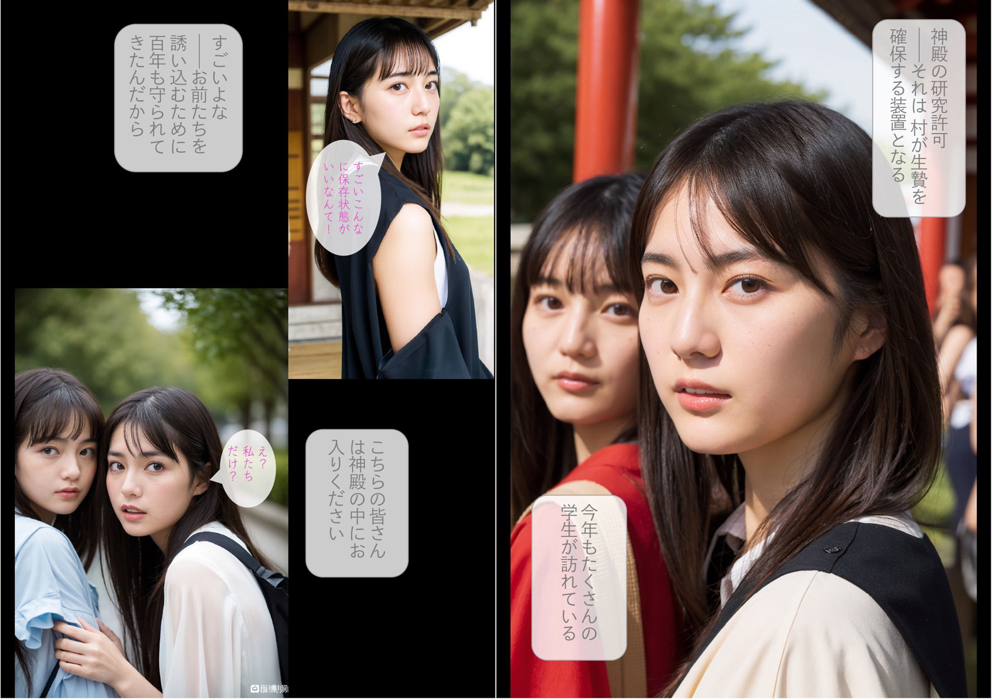 ［ストーリー＋大量画像！］生贄の村-山の神に捧げられる緊縛女体 サンプル8ページ目