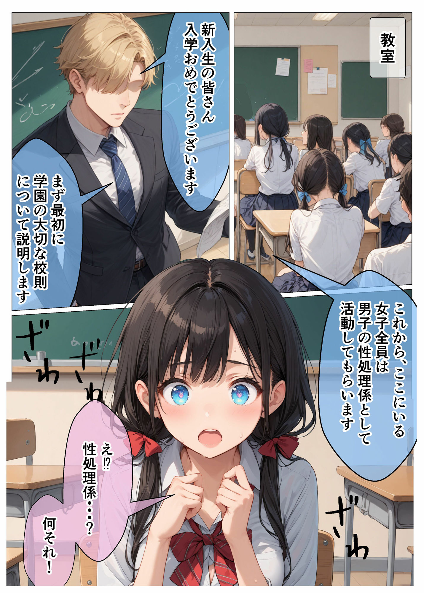 コミック性育学園〜新入生澪編〜性処理係なんて知りませんでした・・・ サンプル3ページ目