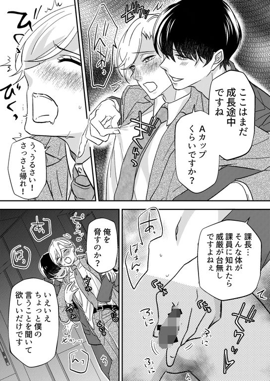 恥辱のオフィス〜女性化されたパワハラ上司〜 サンプル2ページ目