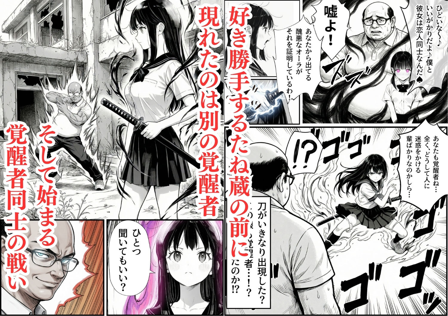 操作系チート能力に覚醒したメタボおじさんが最強スマホで美少女種付け性活 サンプル5ページ目
