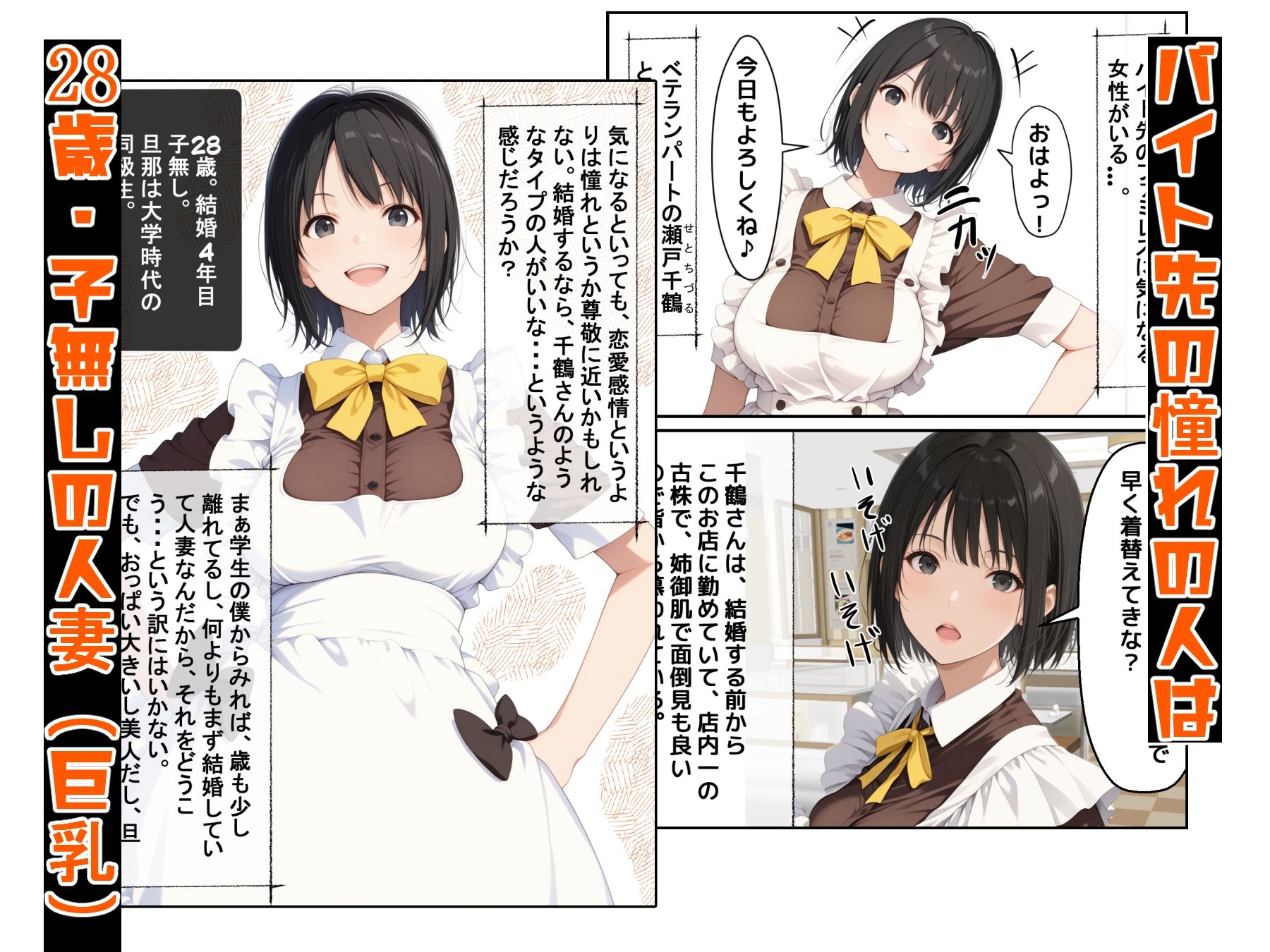 バイト先の他人の女って 何でこんなにエロいのか？ サンプル1ページ目