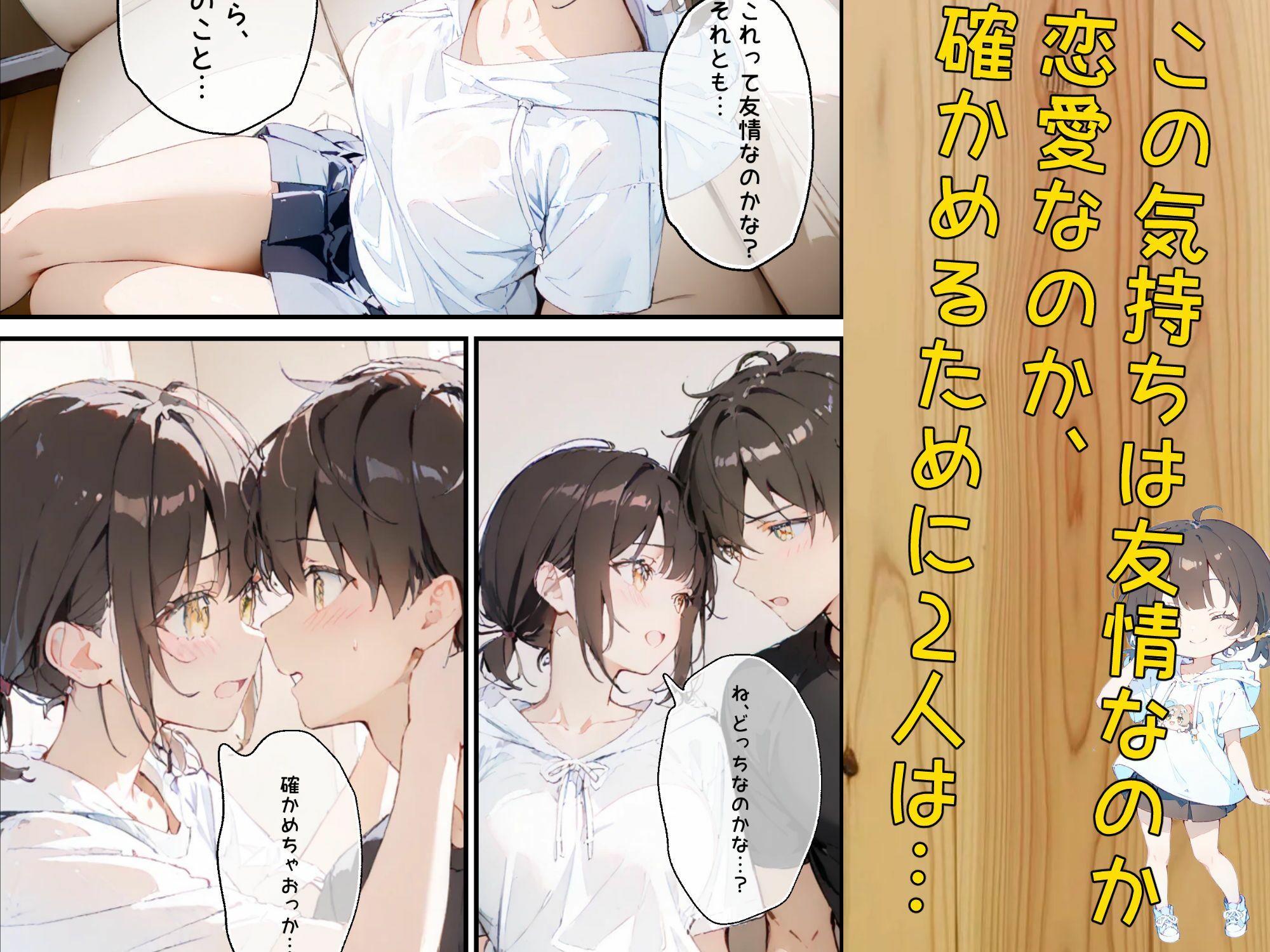 隣に住んでる大学の同期と甘々初えっち サンプル7ページ目