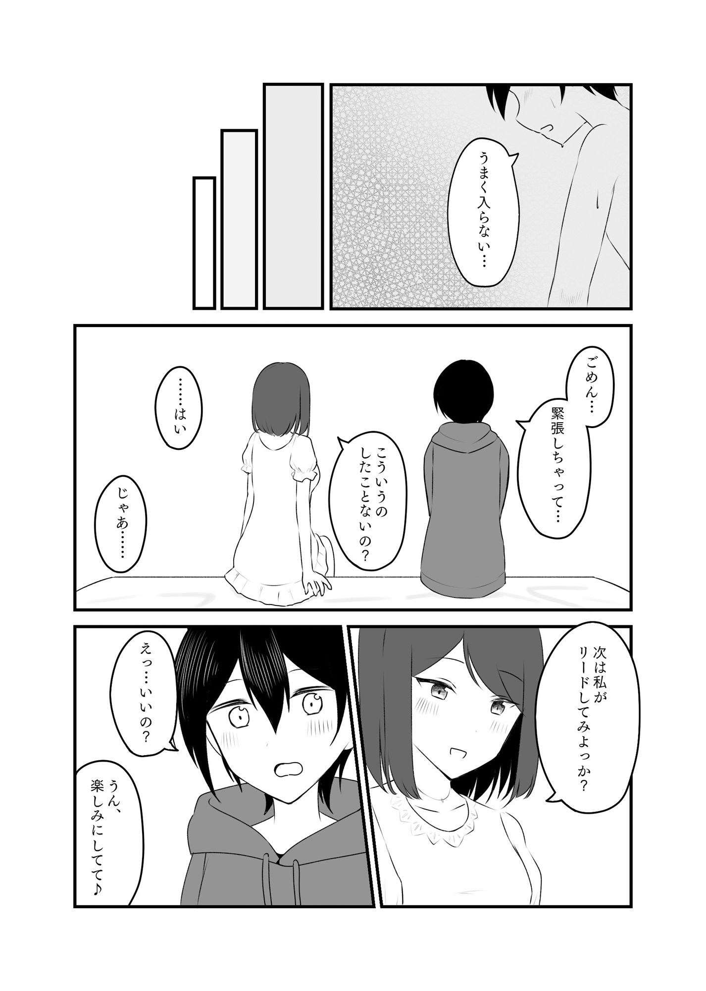 童貞卒業できなかったので、処女卒業した。 サンプル1ページ目