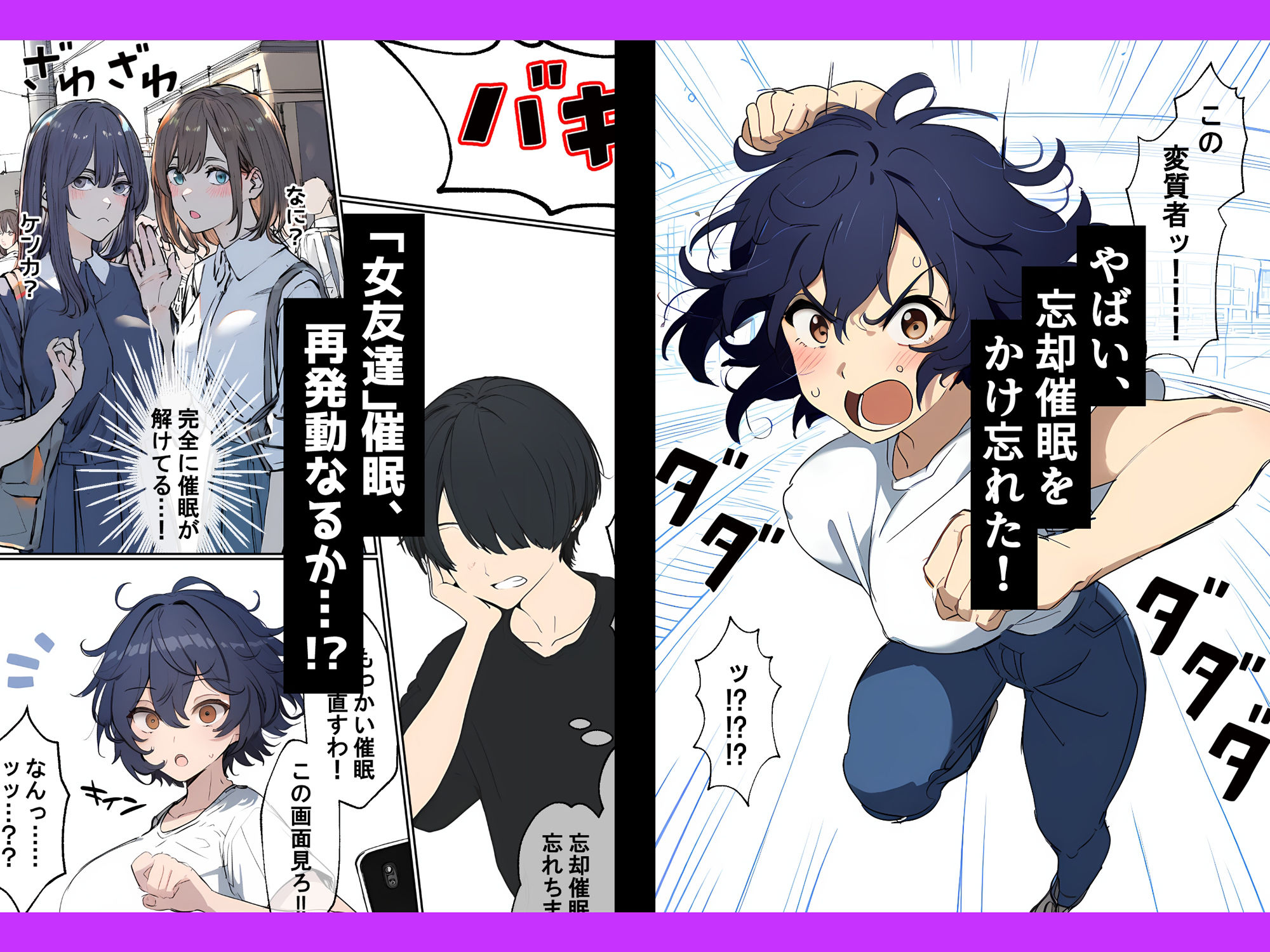 ボーイッシュJKに催●かけてみたら、セックスもする女友達になった サンプル7ページ目
