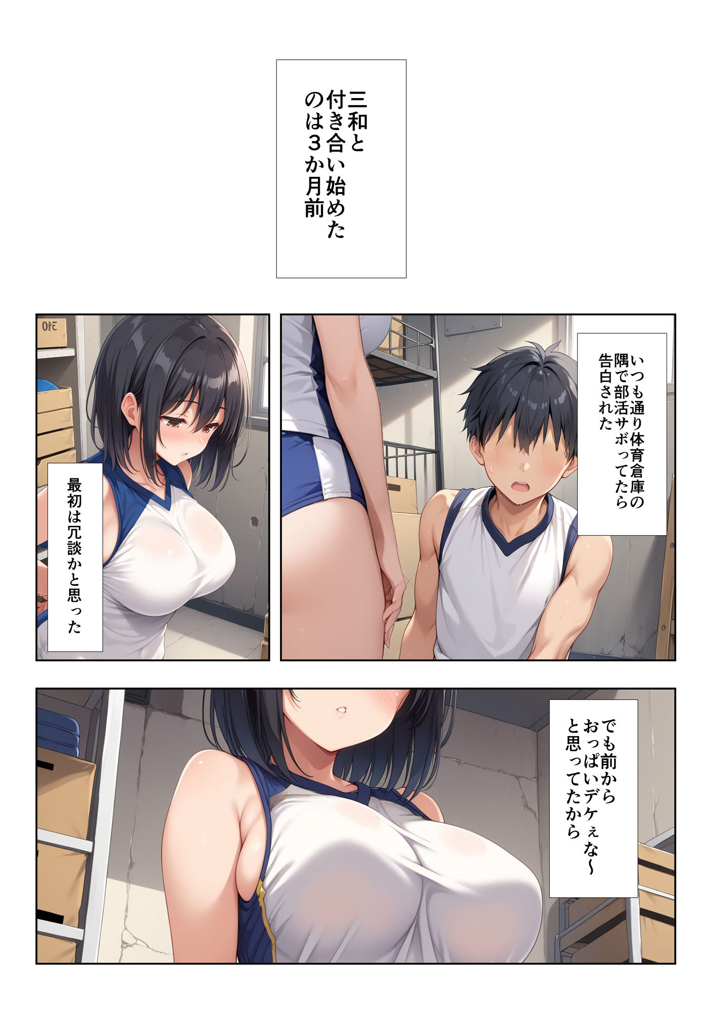 性欲つよつよバレー部彼女 サンプル6ページ目