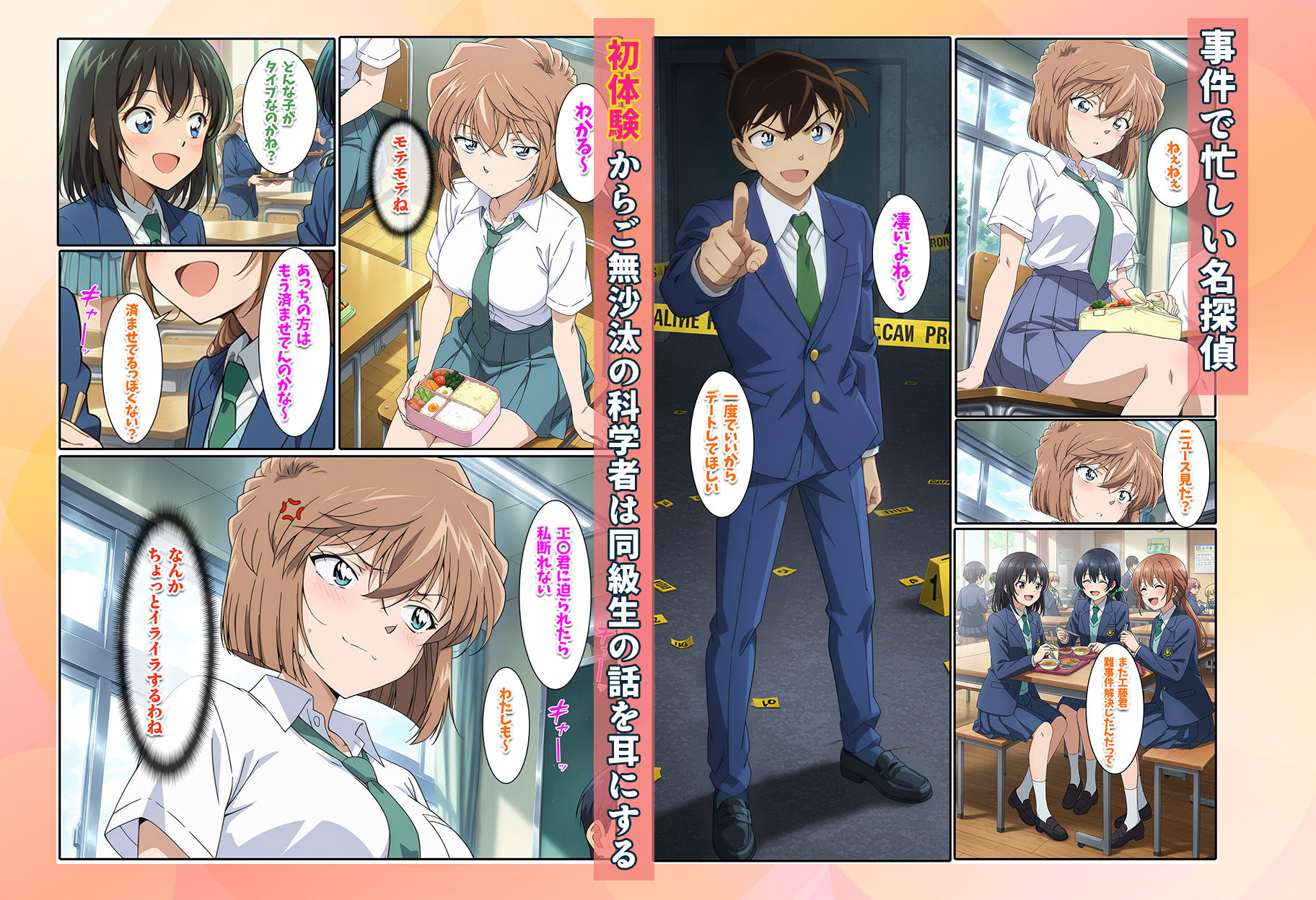 新・名探偵の三角関係2 サンプル1ページ目