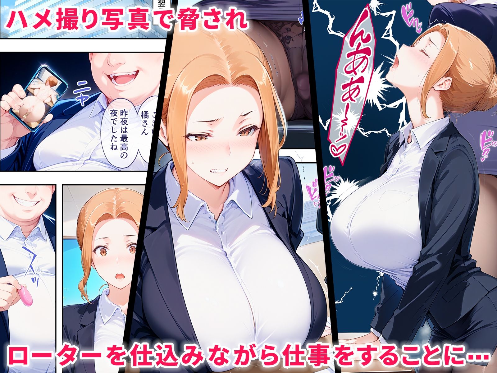 橘さんが無能部下に催●アプリで寝取られメス堕ちして孕まされる話 サンプル5ページ目