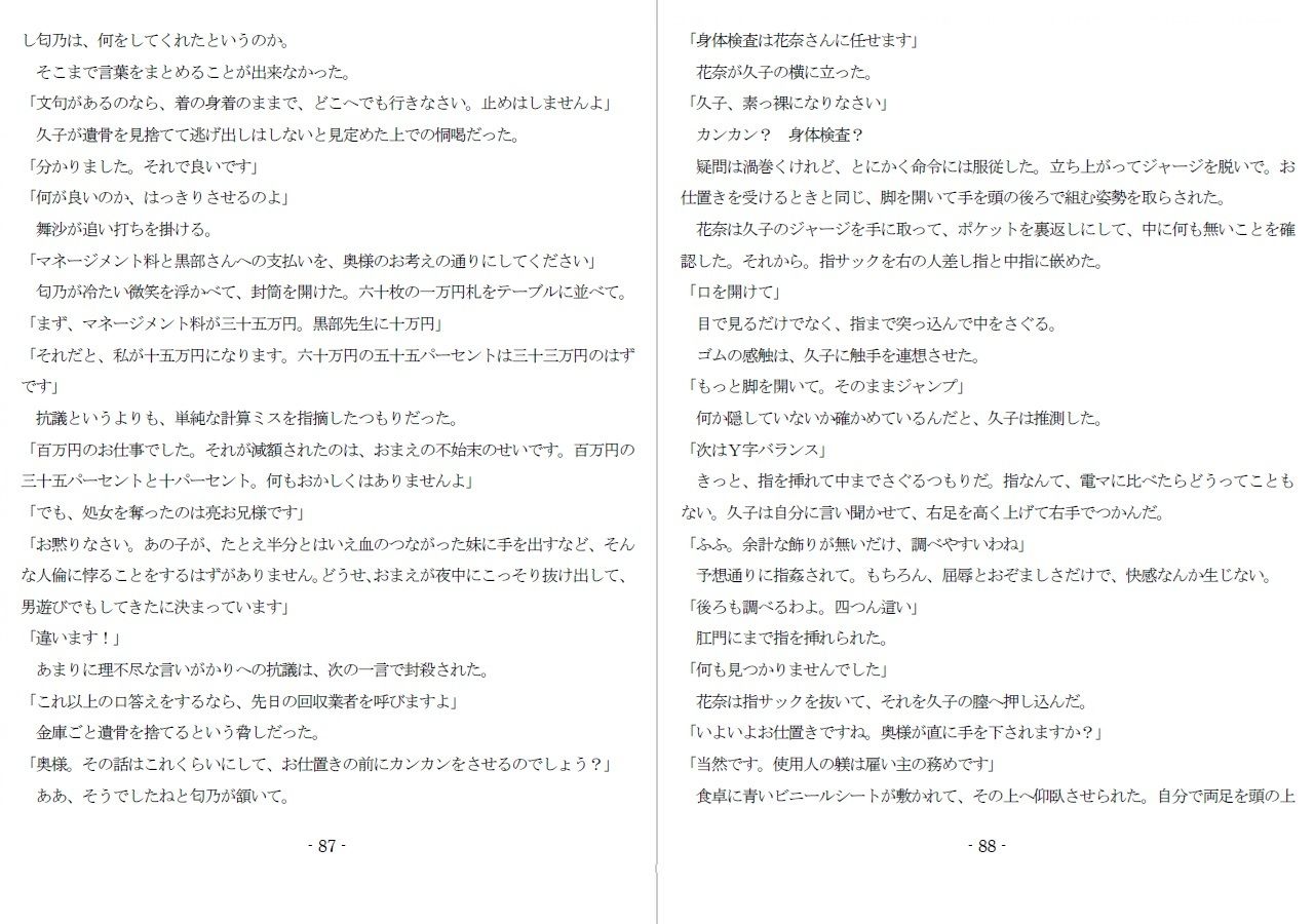 800万円のDVR:1淫虐調教編 サンプル8ページ目